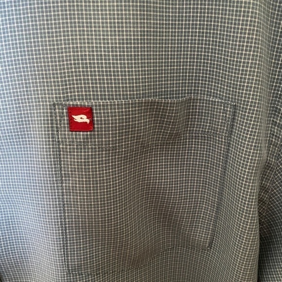 Tony HAWK Blue Checkered Short Sleeve Collared Shirt Men XXL - Picture 3 of 6